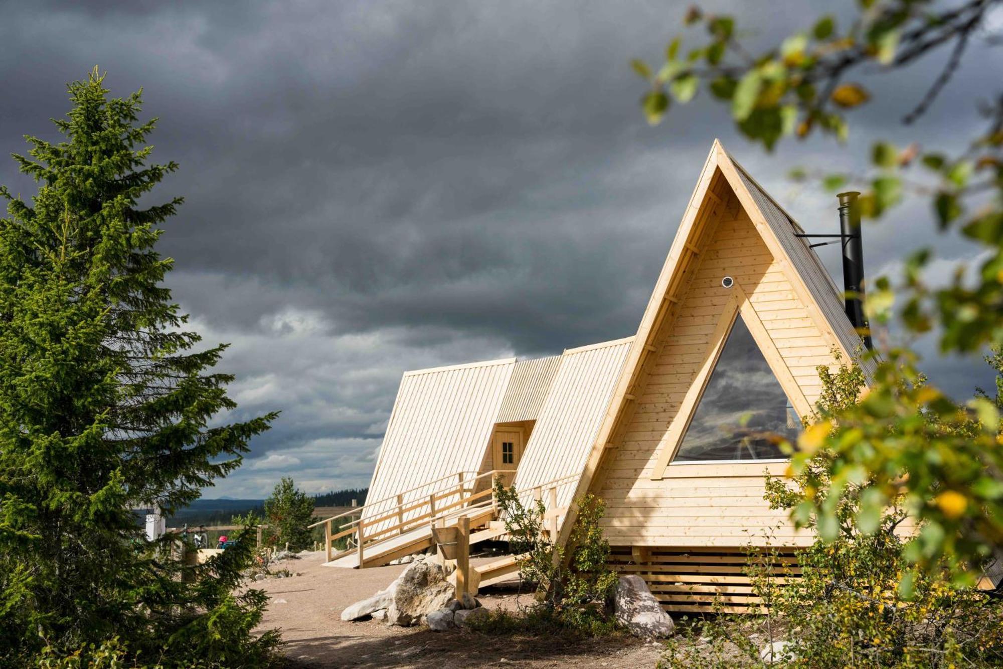 Nybyggd 8-Baeddars Skidstuga I Lofsdalen Exteriör bild